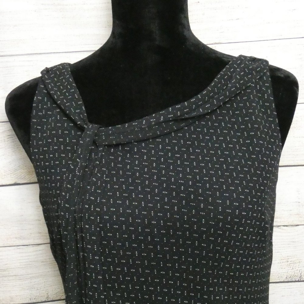 LOFT Sleeveless Dress Size 10 Black and White